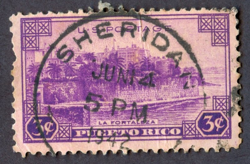 US Scott 801 Used Cancelled Sheridan, ?