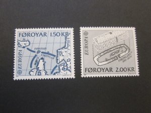 Faroe Islands 1982 Sc 81-82 set MNH