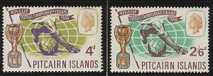 Pitcairn Island QEII World Cup mnh sc 60 - 61