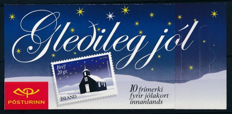 [68549] Iceland 2001 Christmas Booklet MNH