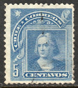 Chile 71, 5c Columbus. Used.F-VF. (550)