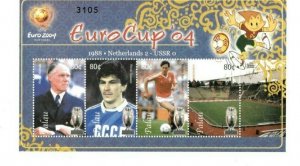 Palau - 2004 - Euro Soccer Cup - Sheet of Four - MNH