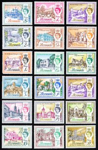 Bermuda Stamps # 175-191 MNH VF Scott Value $40.80