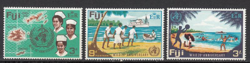 Fiji - 1968 Anniversary of WHO Sc## 257/259 - MNH (5593)