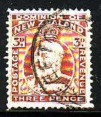 New Zealand-Sc#133a- id8-used 3p or brown KEVII-perf 14-1910-