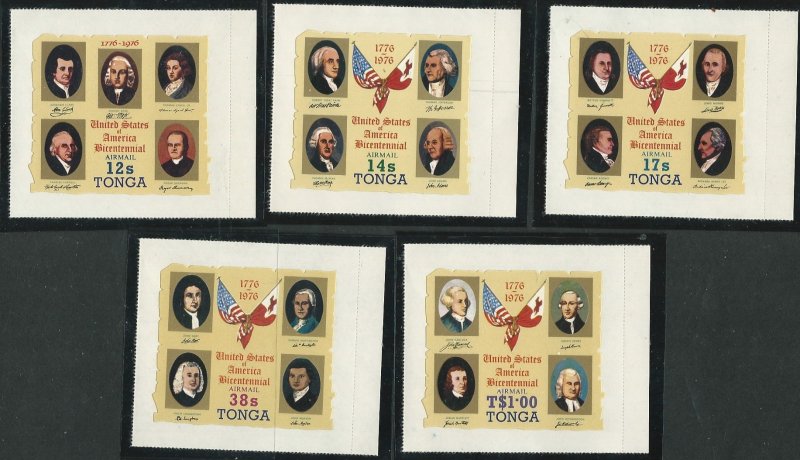 Tonga 377-381, C194-C198, CO108-CO110    MNH