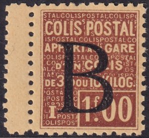 France 1936 Yt 101 parcel post MNH** B overprint