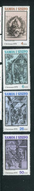 Samoa #495-8 MNH