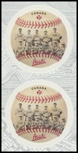 Canada 3178 Vancouver Asahi Baseball Team P vert pair MNH 2019