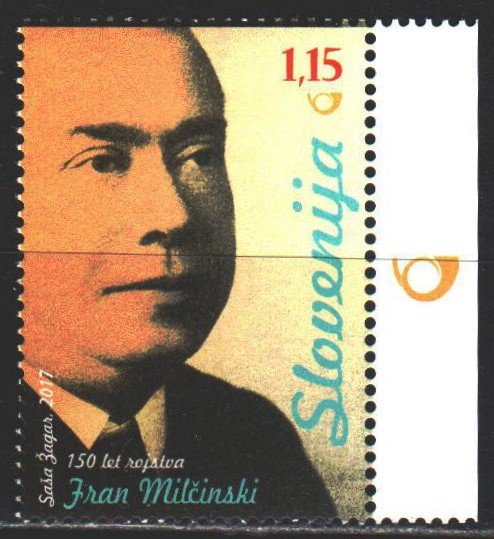 Slovenia. 2017. 1238. Milchinski, lawyer and writer. MNH.