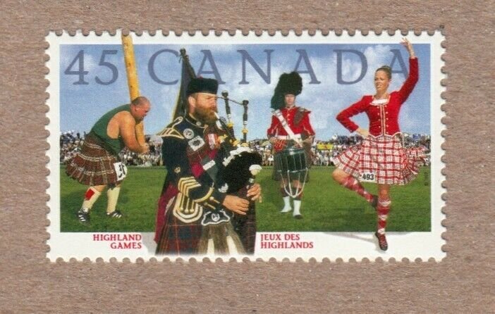 SCOTTISH = HIGHLAND GAMES = Canada 1997 #1655 MNH