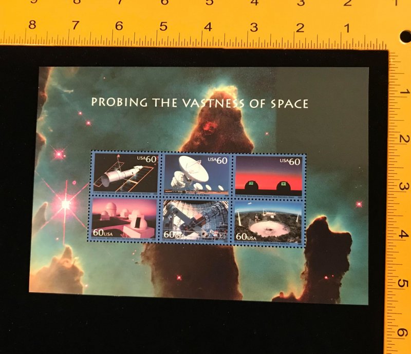 3409 MNH Space Souviner Sheet