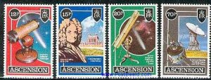 Ascension 1986, Halleys comet 4v, MNH