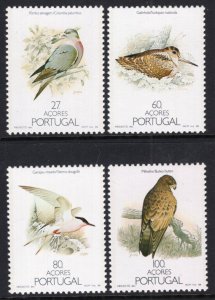 Azores 371-374 Birds MNH VF