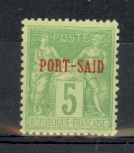 French Offices in Port Said Scott 5a Mint NH (Maury CV 115 Euros)