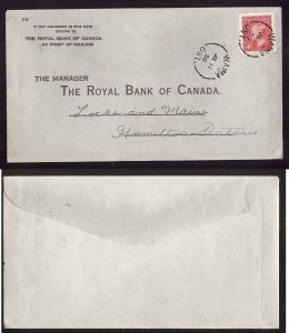Canada-cover #2786b - Algoma District-Wawa,Ont single broken circle-Jul 11 1950