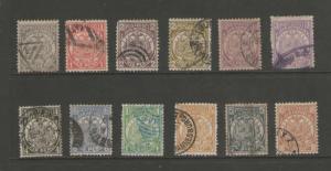 Transvaal South Africa 1885 SG 175-186 FU 