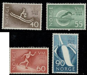 Norway #486-9 MH cpl set Oslo '66