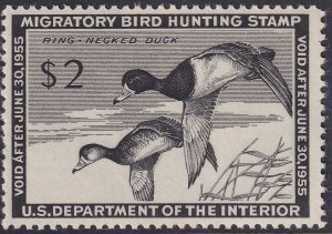 RW21 U.S. 1954 Federal Duck Stamp $2.00 MNH CV $90.00