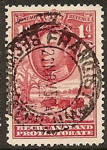 Bechuanaland Prot. 125 Used 1938 1p rose car KGVI Defin.