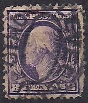 US  Sc# 376 G. Washington Used