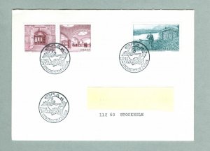 Sweden.  Fdc  1974  Universal Postal Union 100 Year.  Engrav.  Slania. Addressed