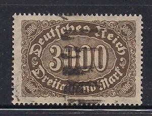 Germany Sc. #206 Used Inflation Issue Wmk.126 - L4