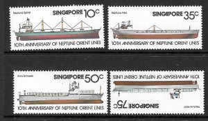SINGAPORE SG335/8 1978 SHIPPING  MNH