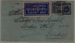 Colombia airmail cover Scadta 27.7.21 signed Spalink