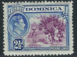 Dominica 101 MH 1942 issue (ak3190)