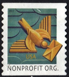 SC#4495 5¢ Art Deco Bird Coil Single (2011) Used