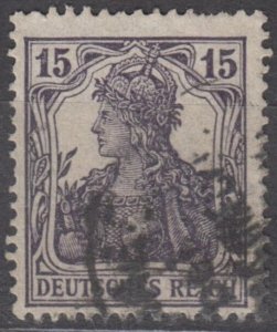 Germany Scott #100 1917 Used