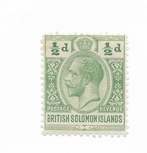 British Soloman Islands #28 MH - Stamp - CAT VALUE $2.25