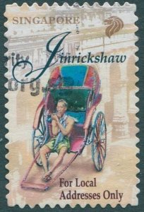 Singapore 1997 SG871 (22c) Jinrickshaw FU