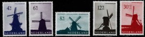 Netherlands Scott B373-B377 MNH** 1963 Windmill set