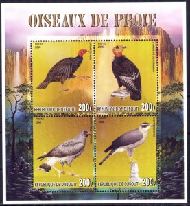 Djibouti 2006 Birds of Prey (I) Sheet MNH