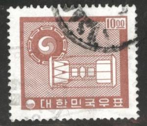 Korea Scott 368a stamp from 1962-66 unwatermarked