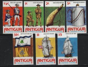 ANTIGUA  423-429  MINT HINGED   SET