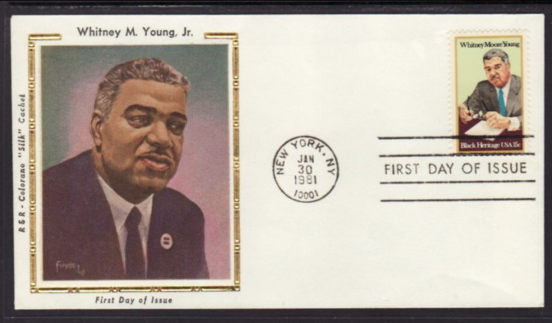 US 1875 Whitney M Young 1981 Colorano U/A FDC