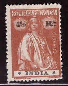 Portuguese India Scott 362 Ceres stamp MH*