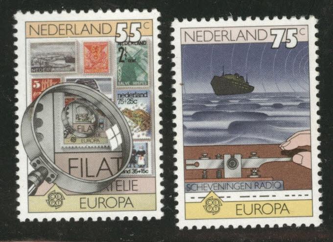 Netherlands Scott 587-588 MH* 1979