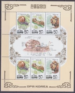 1997 North Korea  3983-3985KL Insects 12,00 €