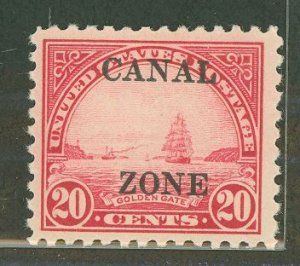 Canal Zone #92 Unused Single
