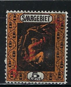 Saar 100 MH 1922 issue (an3887)