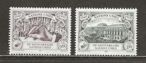 United Nations Geneva Scott catalog # 270-271 Mint NH
