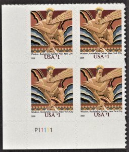 US 3766 MNH VF $1 Wisdom Plate Block