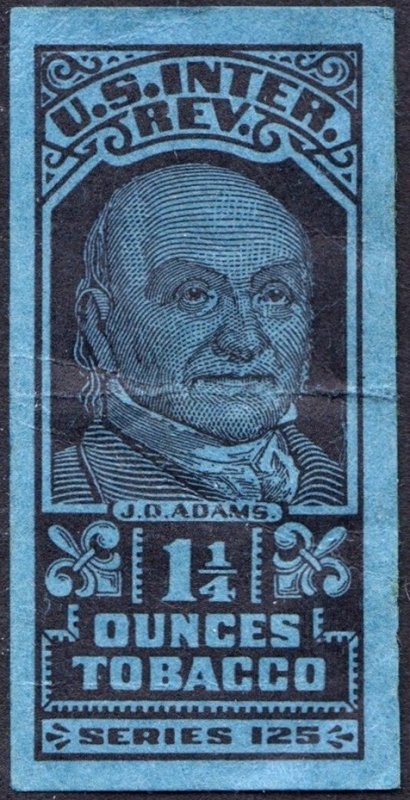 TF1109 Series 125: 1½ Ounces Tobacco Tax Stamp (1955) Used