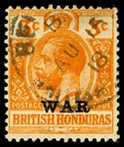 BRITISH HONDURAS MR3  Used (ID # 50638)