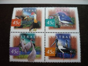 Stamps-Australia-Scott#1526-1527,1531a,1532,1535-MNH Set of 7 Stamps & Souvenir