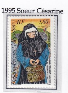 SPM ,  St. Pierre et Miquelon 1995 - Sistter Cesarine   - MNH   # 619